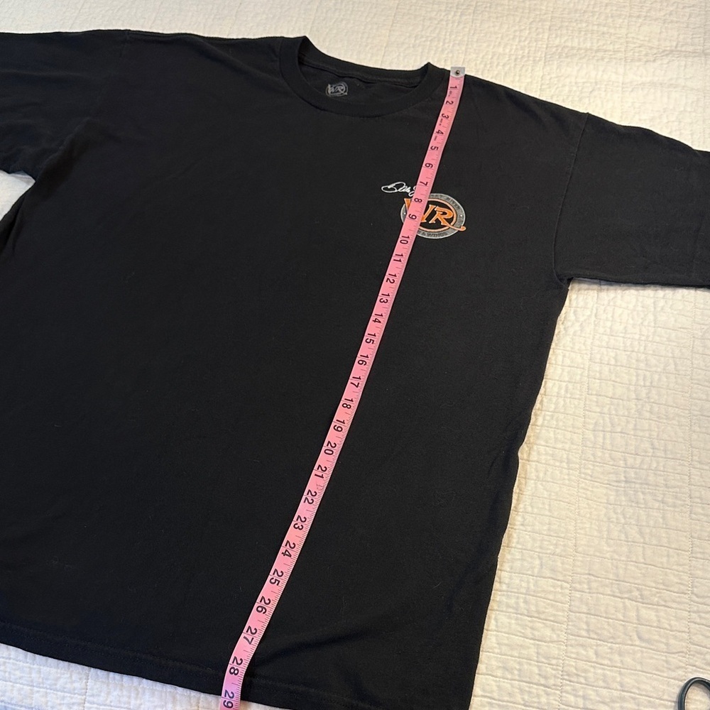 NASCAR Dale Earnhardt Jr Whisky River Bar and Saloon Black Large cotton t shirt - Picture 4 of 4